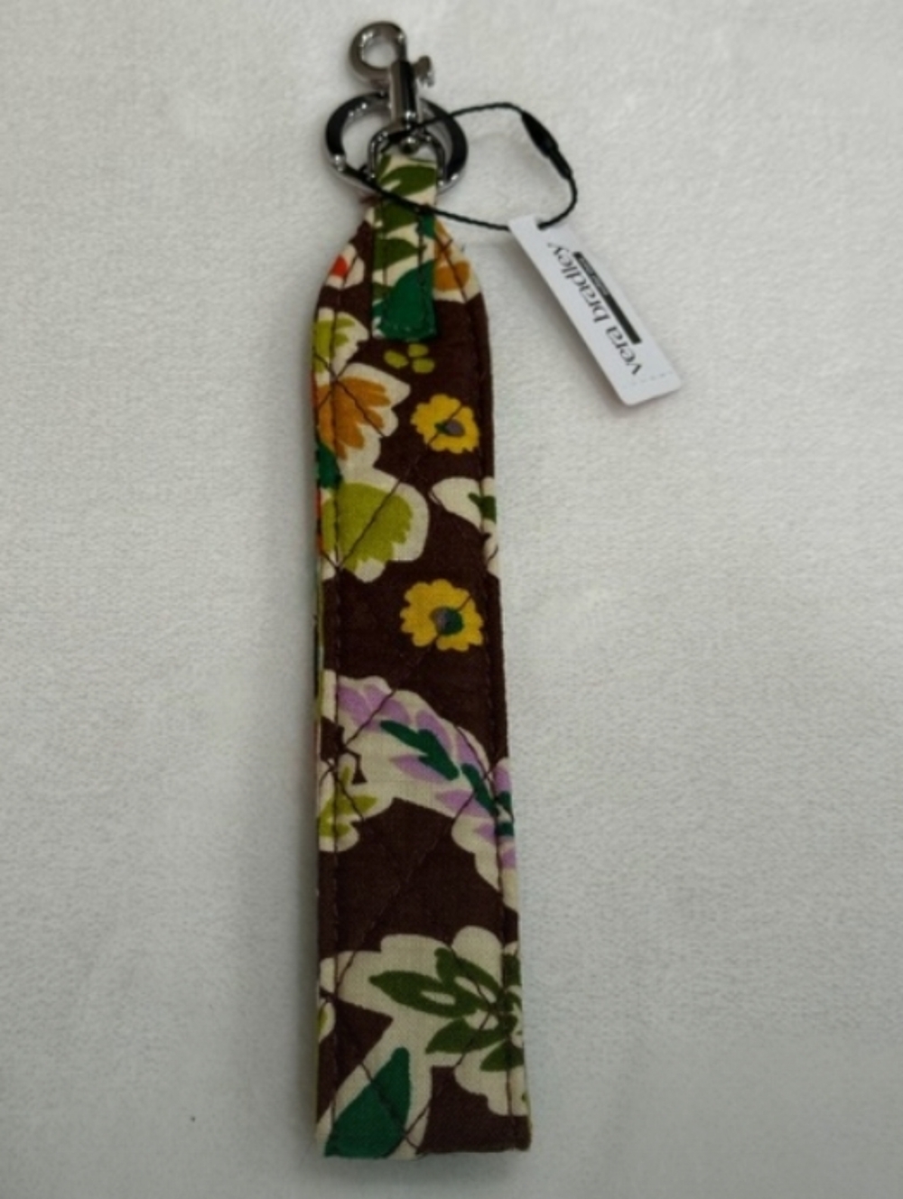 Vera Bradley-Floral Quilted Wristlet Strap (Evening Garden 🖤)